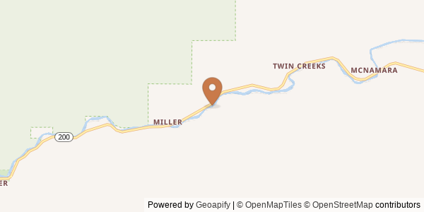Map of Blackfoot River near Bonner, MT