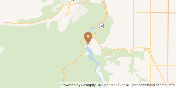 Map of Deschutes River near Madras, OR