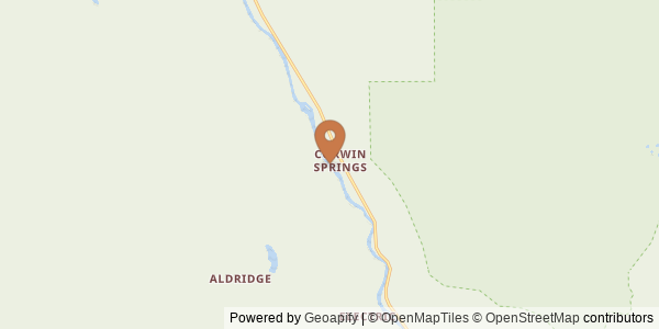 Map of Yellowstone River at Corwin Springs, MT
